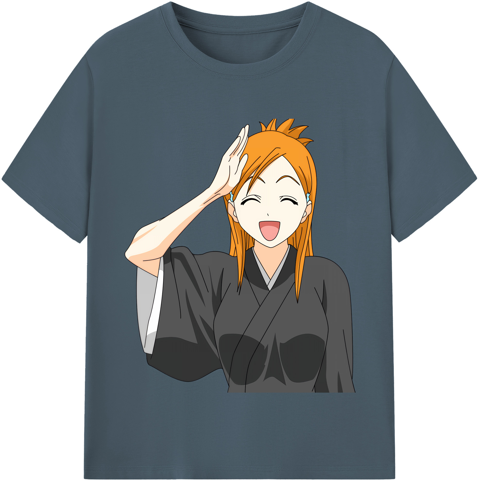 （画像用） ブリーチ 井上織姫（いのうえおりひめ） BLEACH Inoue Orihime 綿100％半袖Tシャツ（フロントプリント）